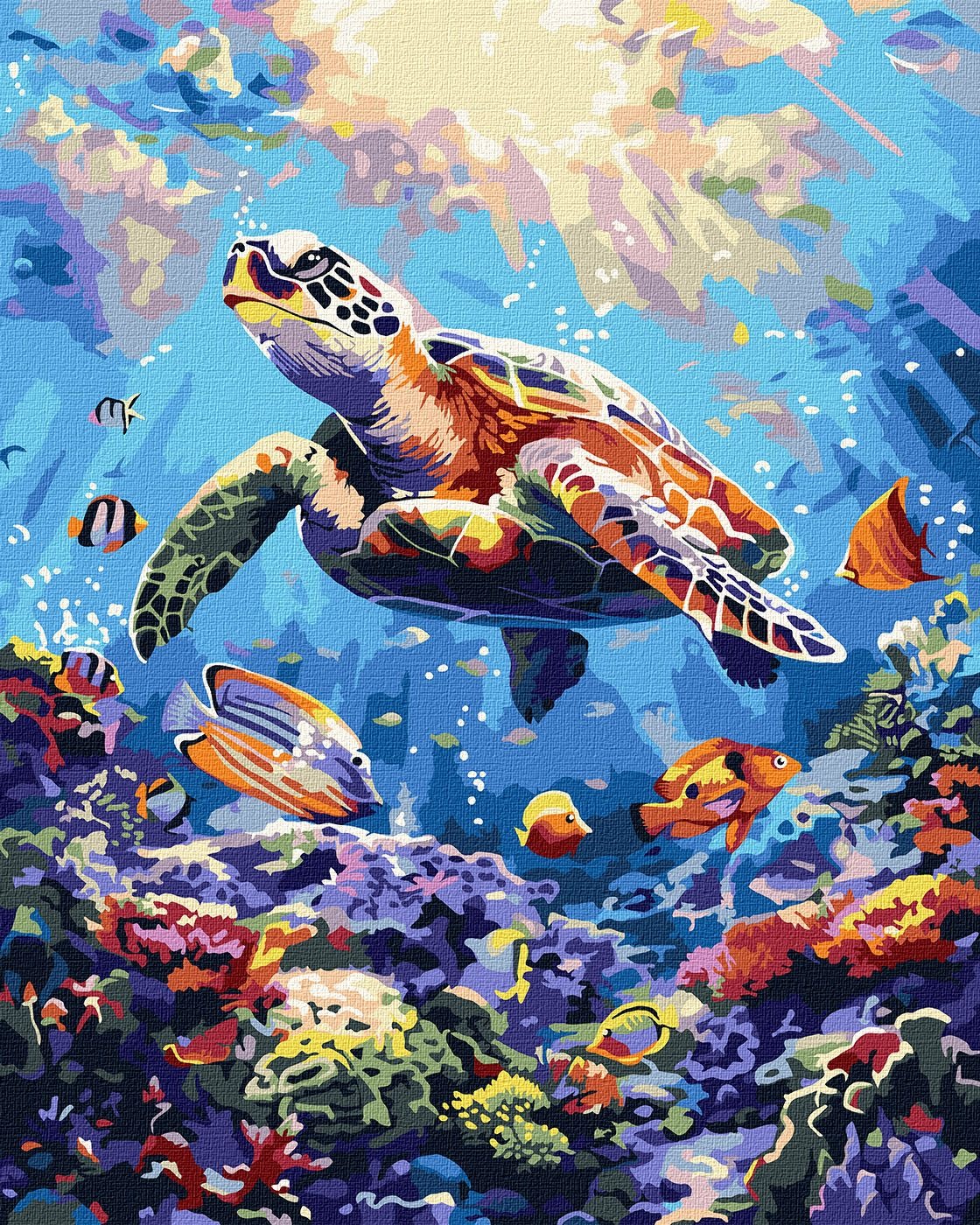 Painting by numbers "Ideyka" /KHO6660/ "Sea calm" 40*50cm