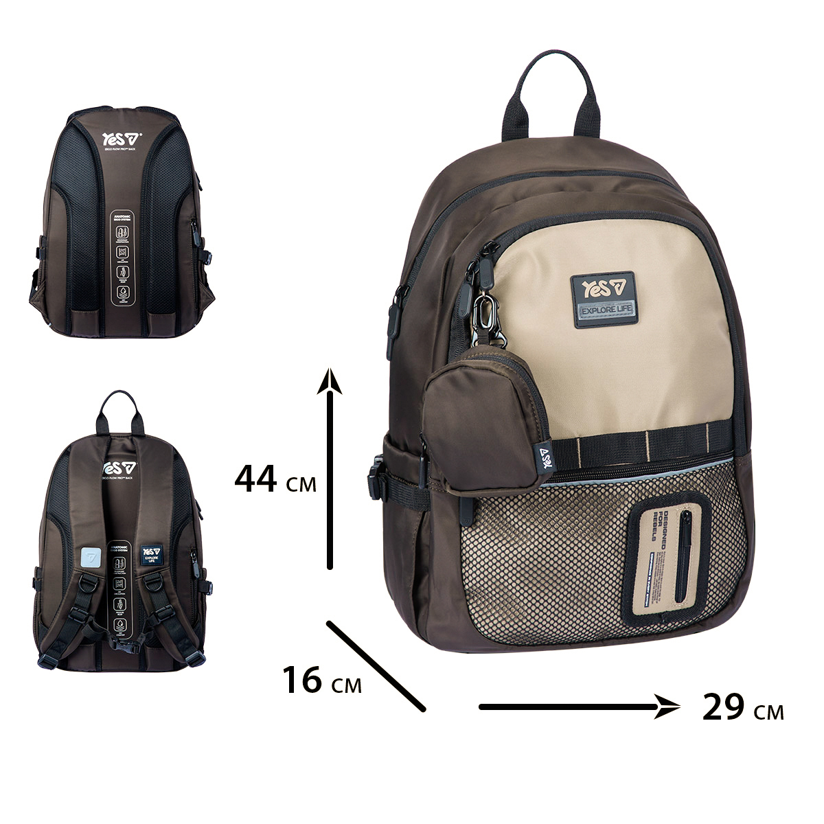 Backpack "YES" /550365/ TS-113L Infinity 44*30*13cm (1/10)