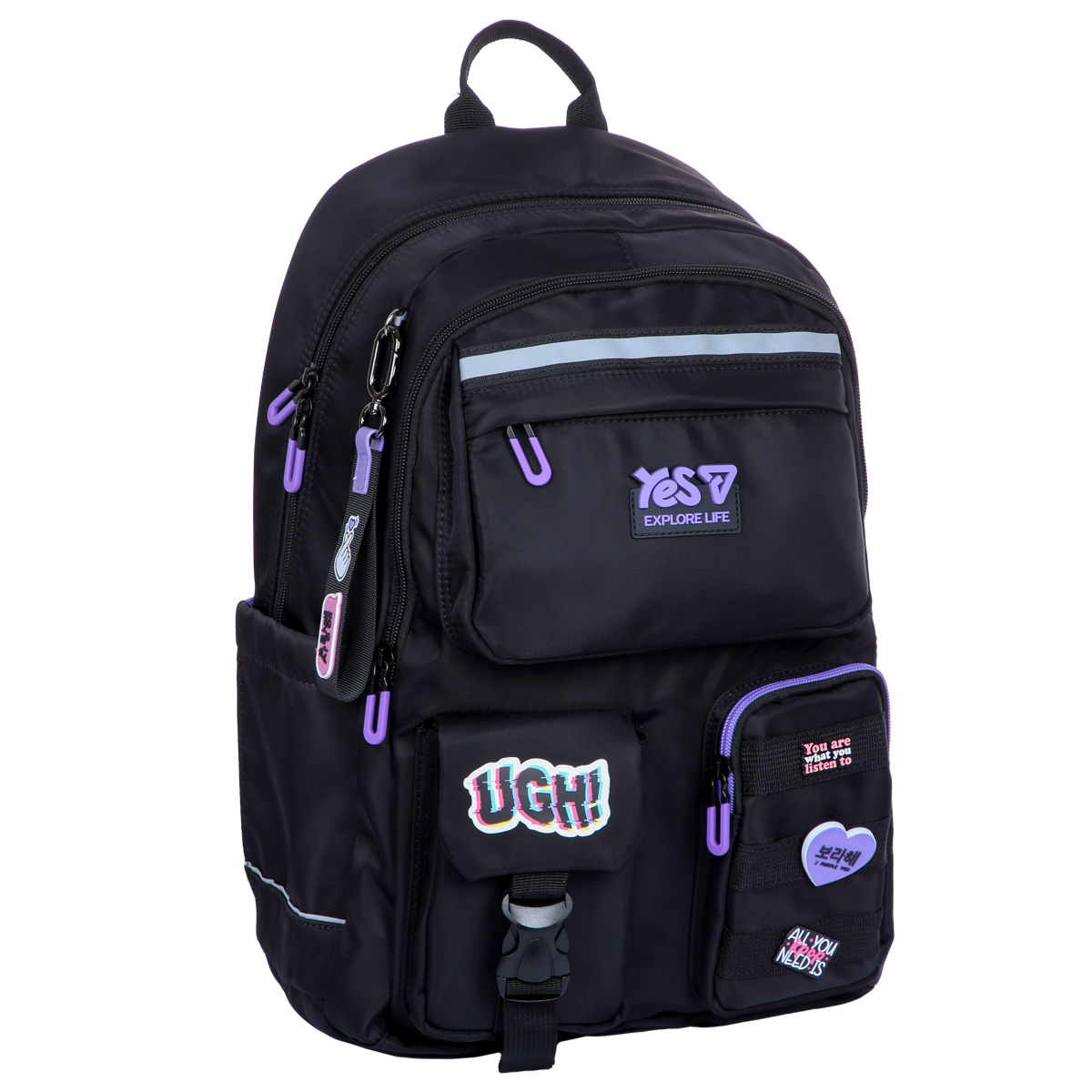 School backpack "YES" /550343/ TS-43L UGH 43*30*16cm (1/12)