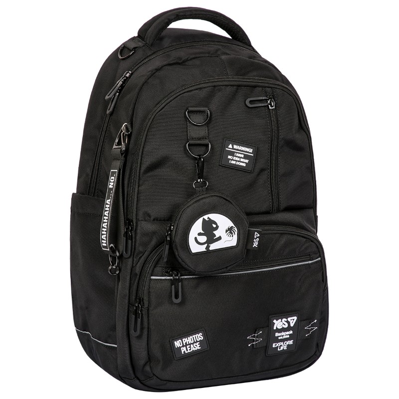 Рюкзак шкільний "YES" /550374/ TS-50L Black Cat 45*32*14см (1/12)
