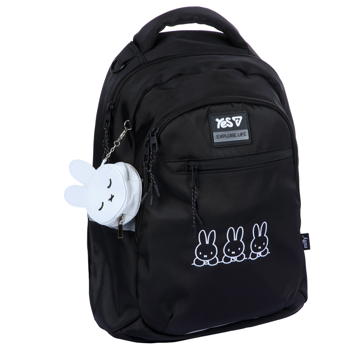 School backpack "YES" /550327/ TS-54S Miffy Trio 42*29*14cm (1/10)