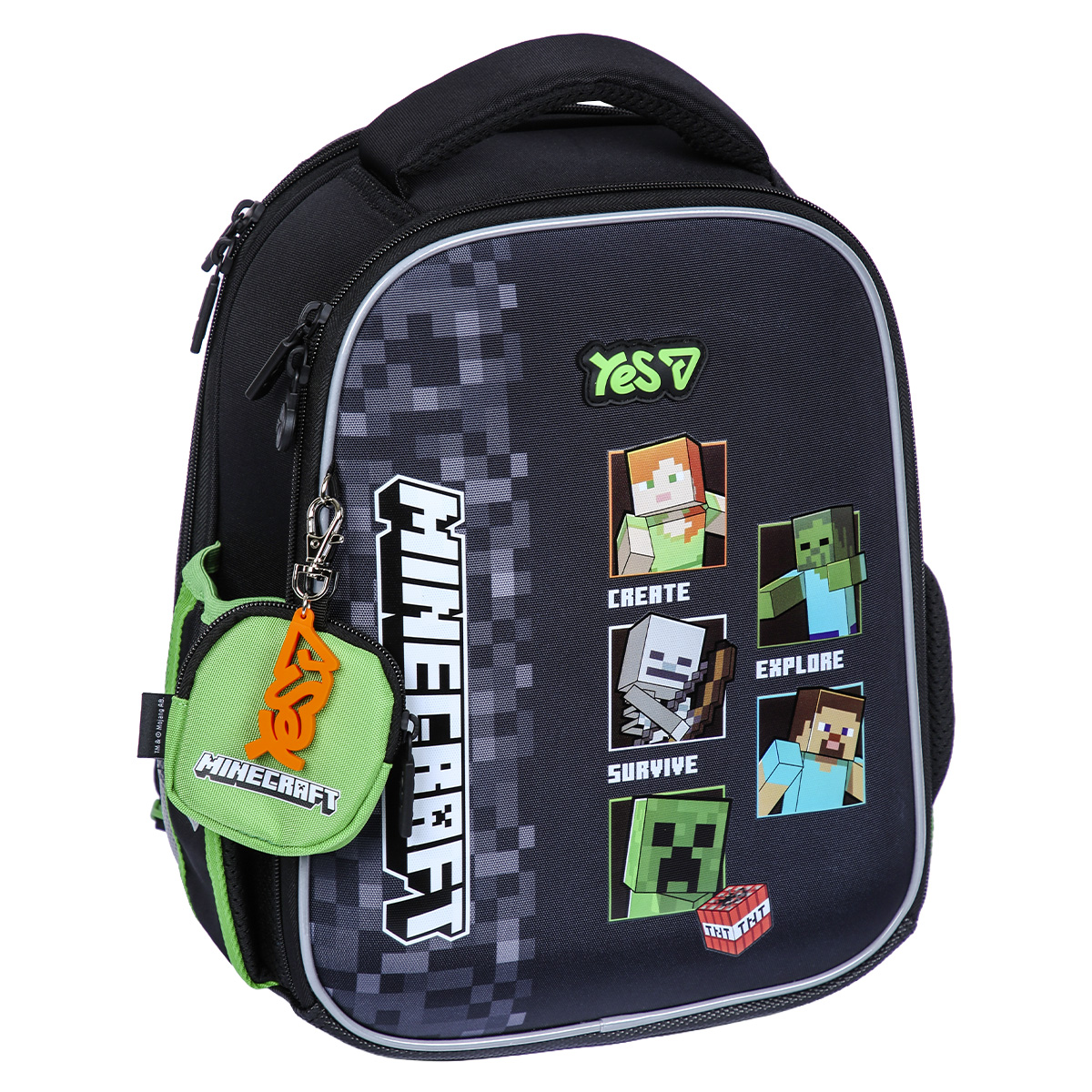 Frame backpack "YES" /550223/ H-100S Minecraft Reality 35*28*15cm (1/4)