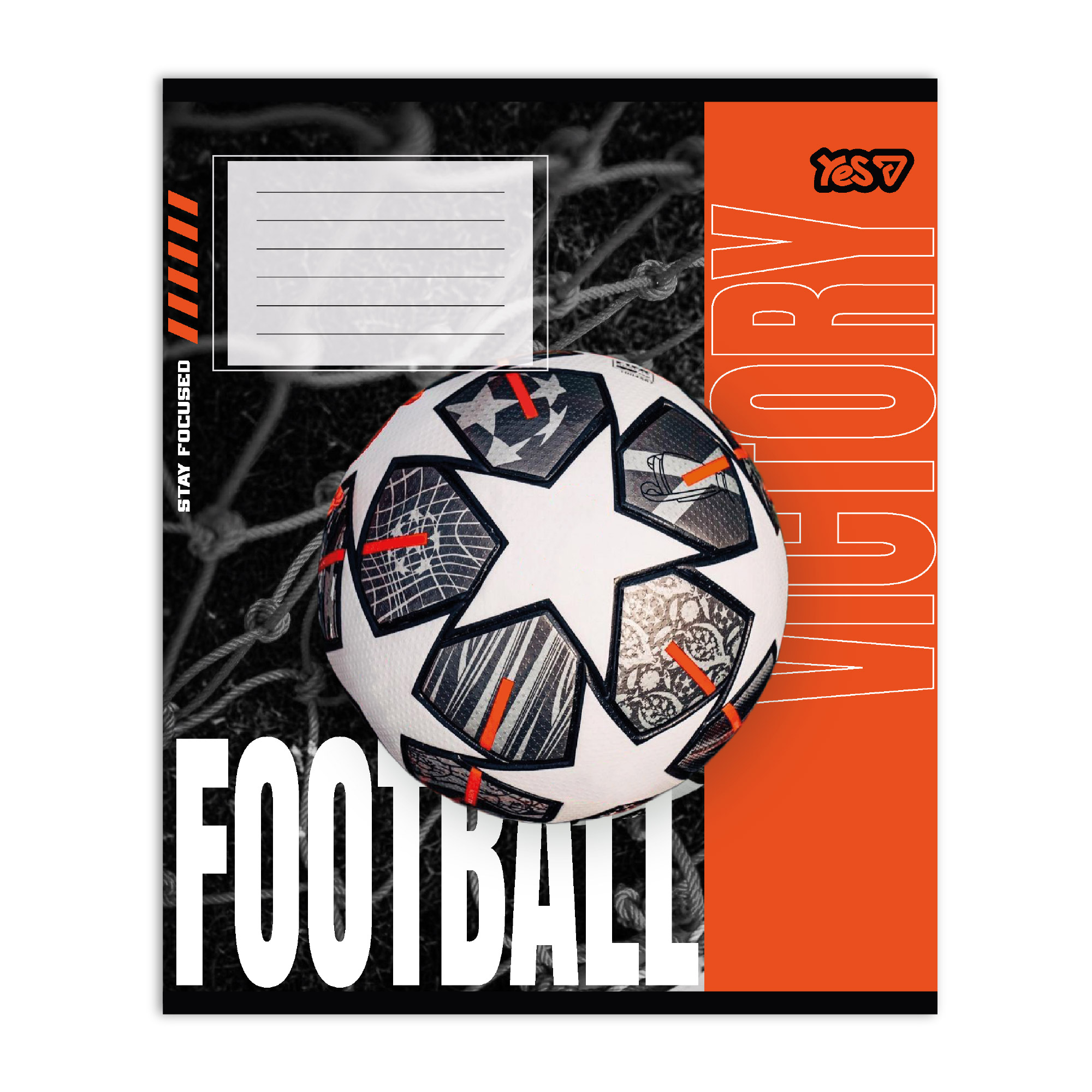 Student's notebook "YES" 24 sheets # /768798/ "Football energy" (20/320)