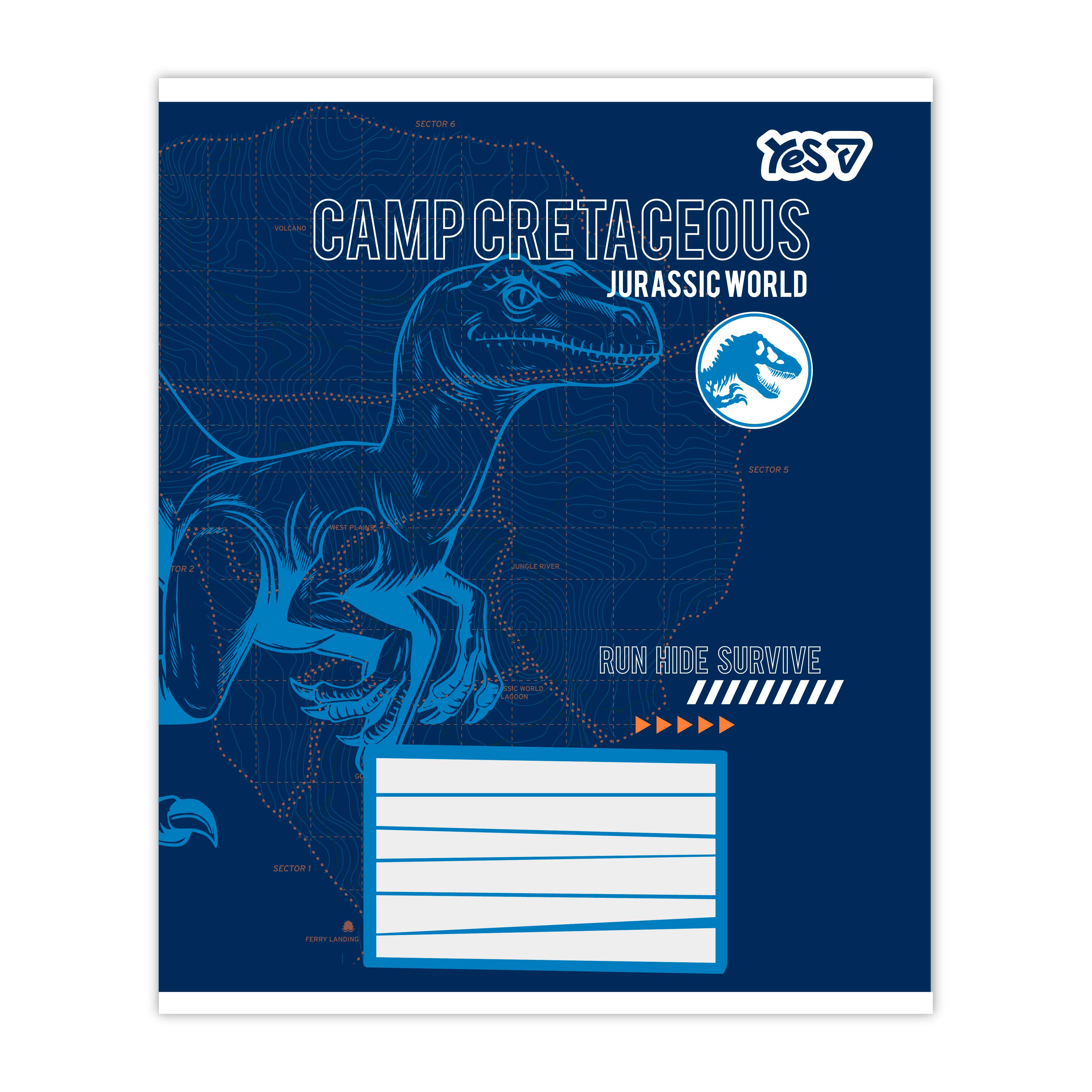 Зошит уч. "YES" 24арк.# /768816/ "Jurassic World.Camp cretaceous" (20/320)