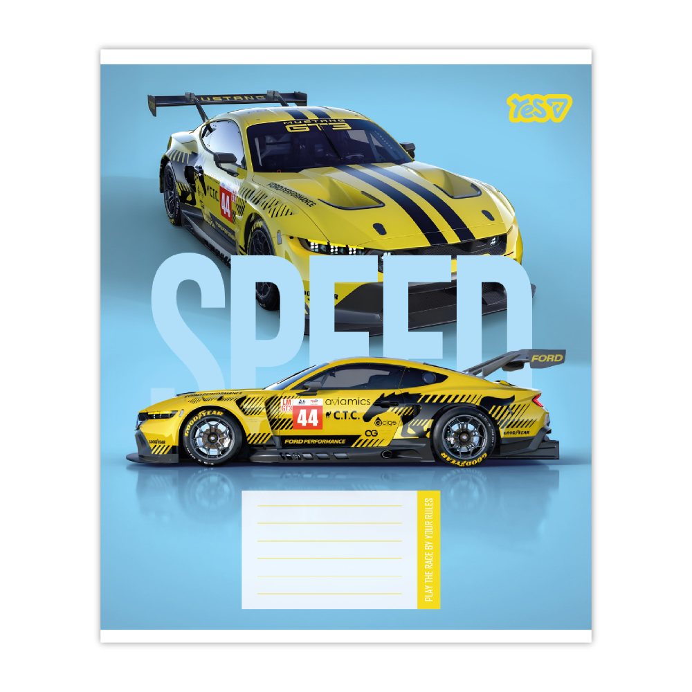 Student's notebook "YES" 24 sheets # /768724/ "Speed" (20/320)