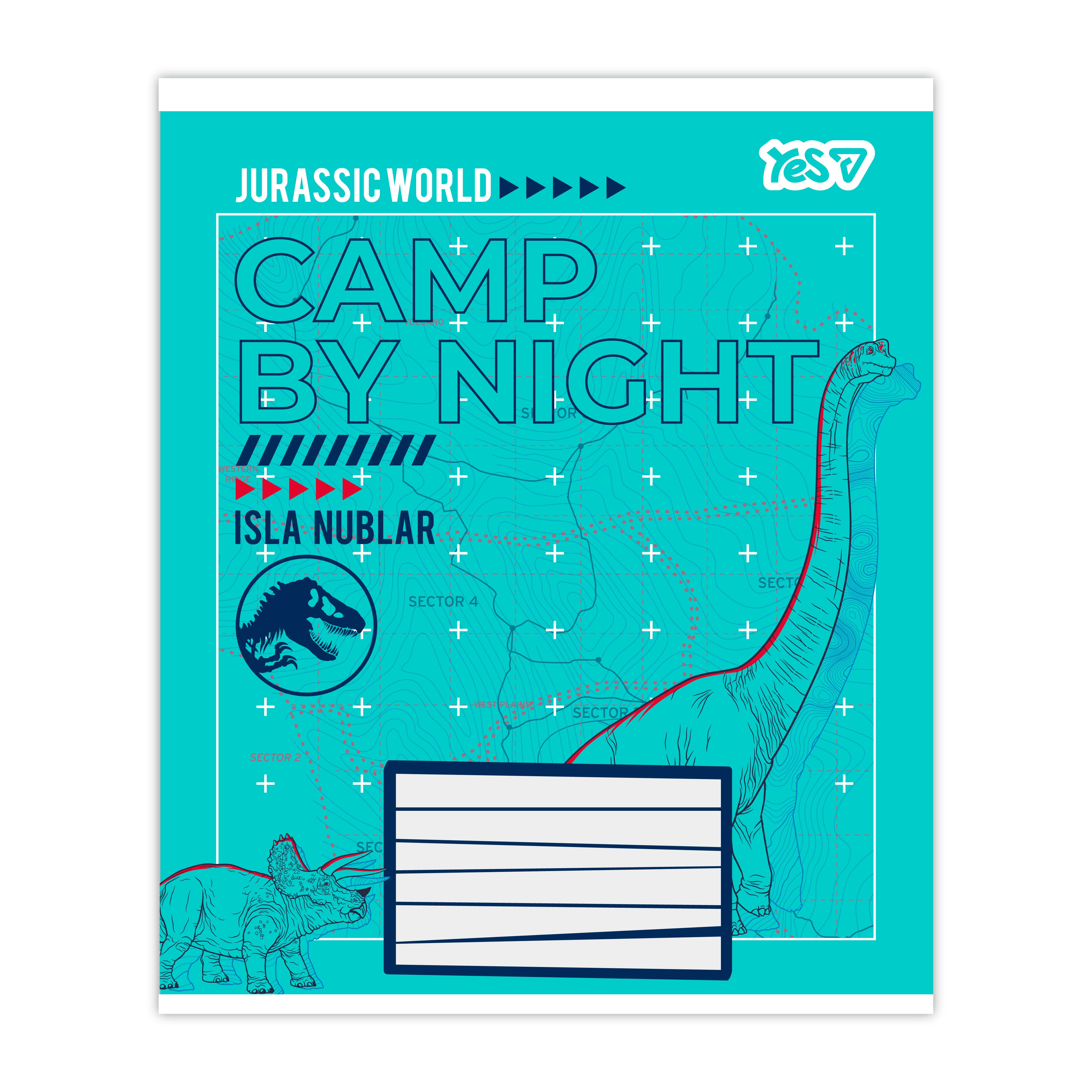Student's notebook "YES" 24 sheets == /768817/ "Jurassic World.Camp cretaceous" (20/320)