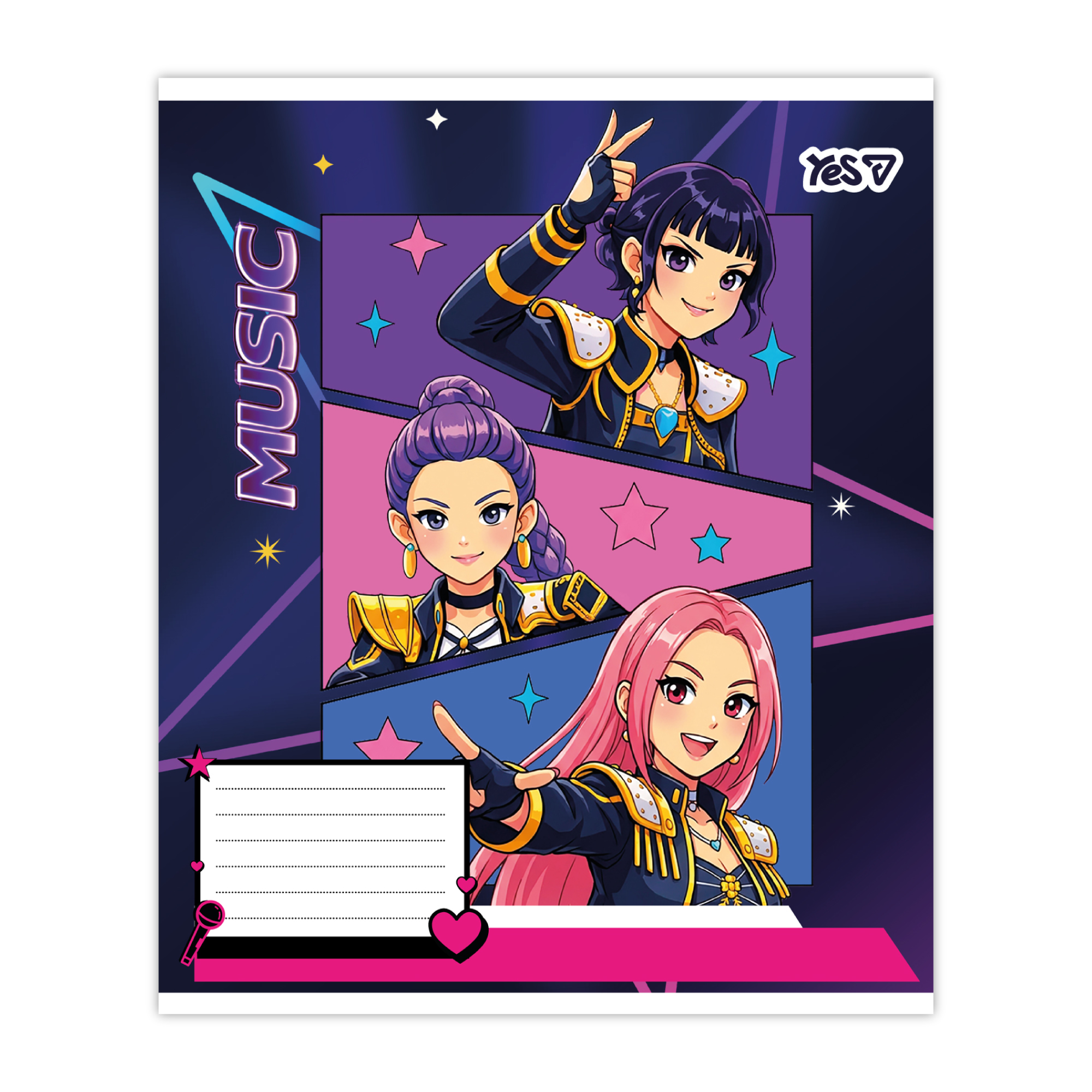 Зошит уч. "YES" 24арк.== /768953/ "K-POP musik" (20/320)