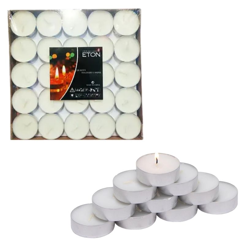 Set of candle-tablet tea "JO" /1632-12/ "Simple" 12 gr., 50 pcs. (1/40)