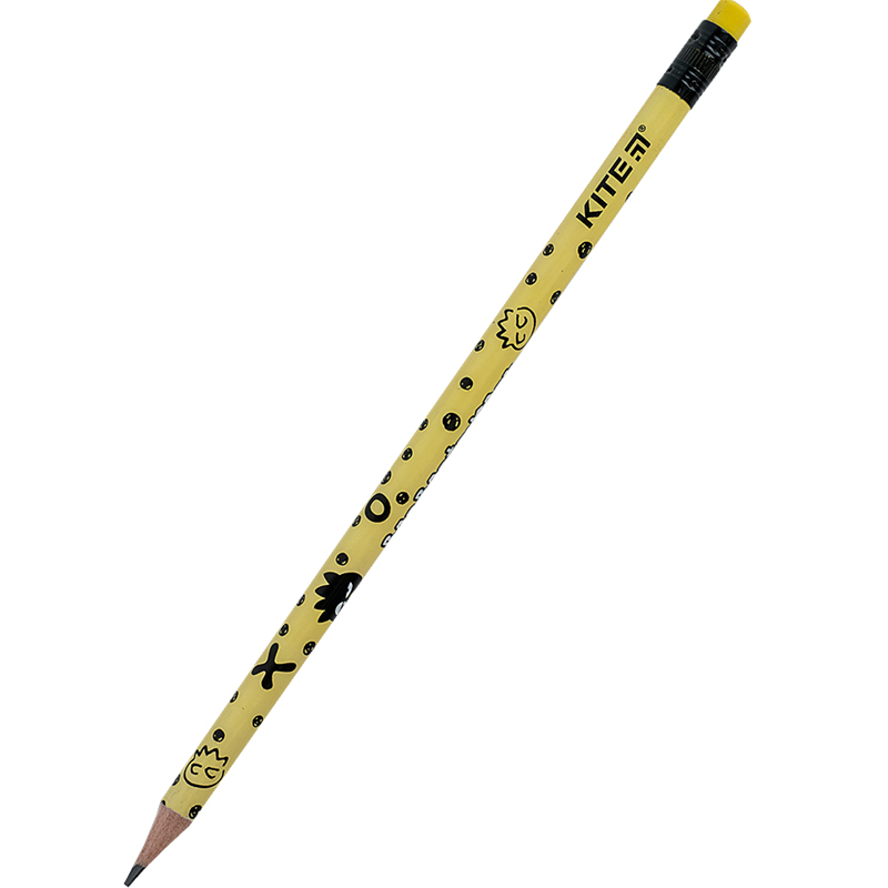 Graphite pencil "Kite" /HK24-056-2/ with eraser "Bad Badtz Maru" (36/432/3456)