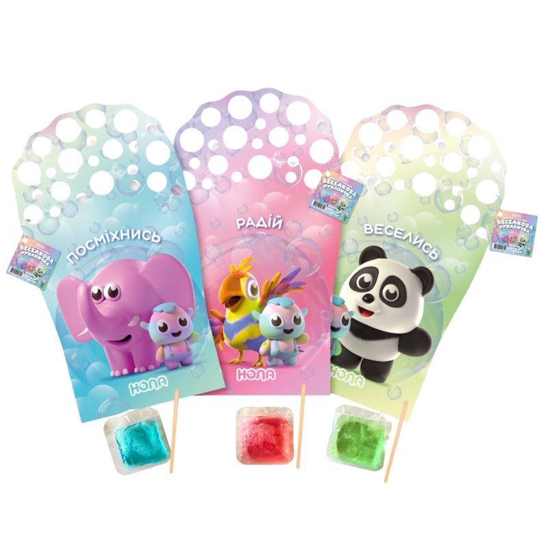 Soap bubbles "Nola" /314/ rainbow glove without container - just add water, 200ml (9/90)