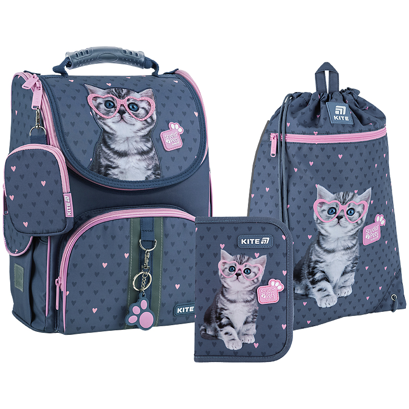 Set "Kite" /SET_SP25-501S/ backpack + pencil case + shoe bag 501 Studio Pets (1/8)