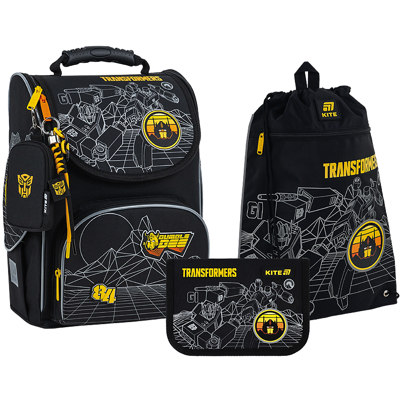 "Kite" set /SET_TF25-501S/ backpack + pencil case + shoe bag 501 Transformers (1/8)