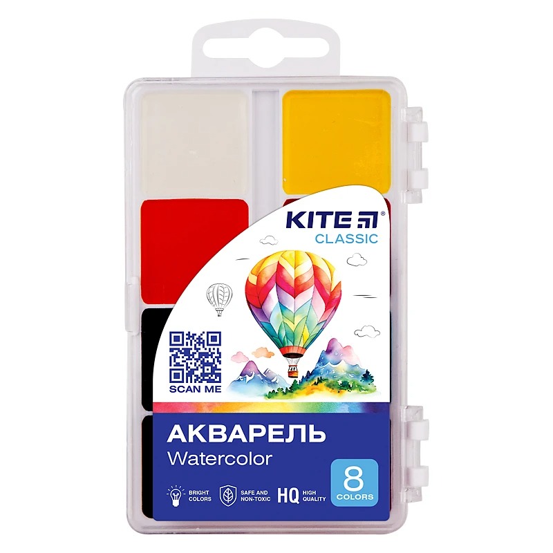Watercolor "Kite" 8 col. /K-065/ Classic (67718) (1/42)