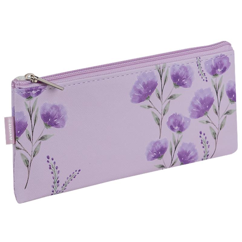 Pencil case "Axent" /1455-3-А/ 200x110mm Turnowsky, Lavender-3 (1/96)