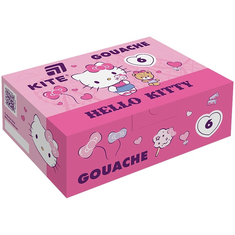 Gouache "Kite" 6 col. 20 ml /HK25-062/ Hello Kitty (1/24)