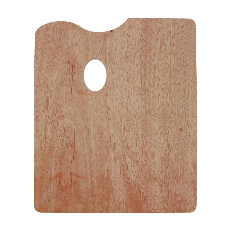 Wooden palette, rectangular, 25x30 cm., (thickness 5 mm.), (18411), D.K.ART & CRAFT