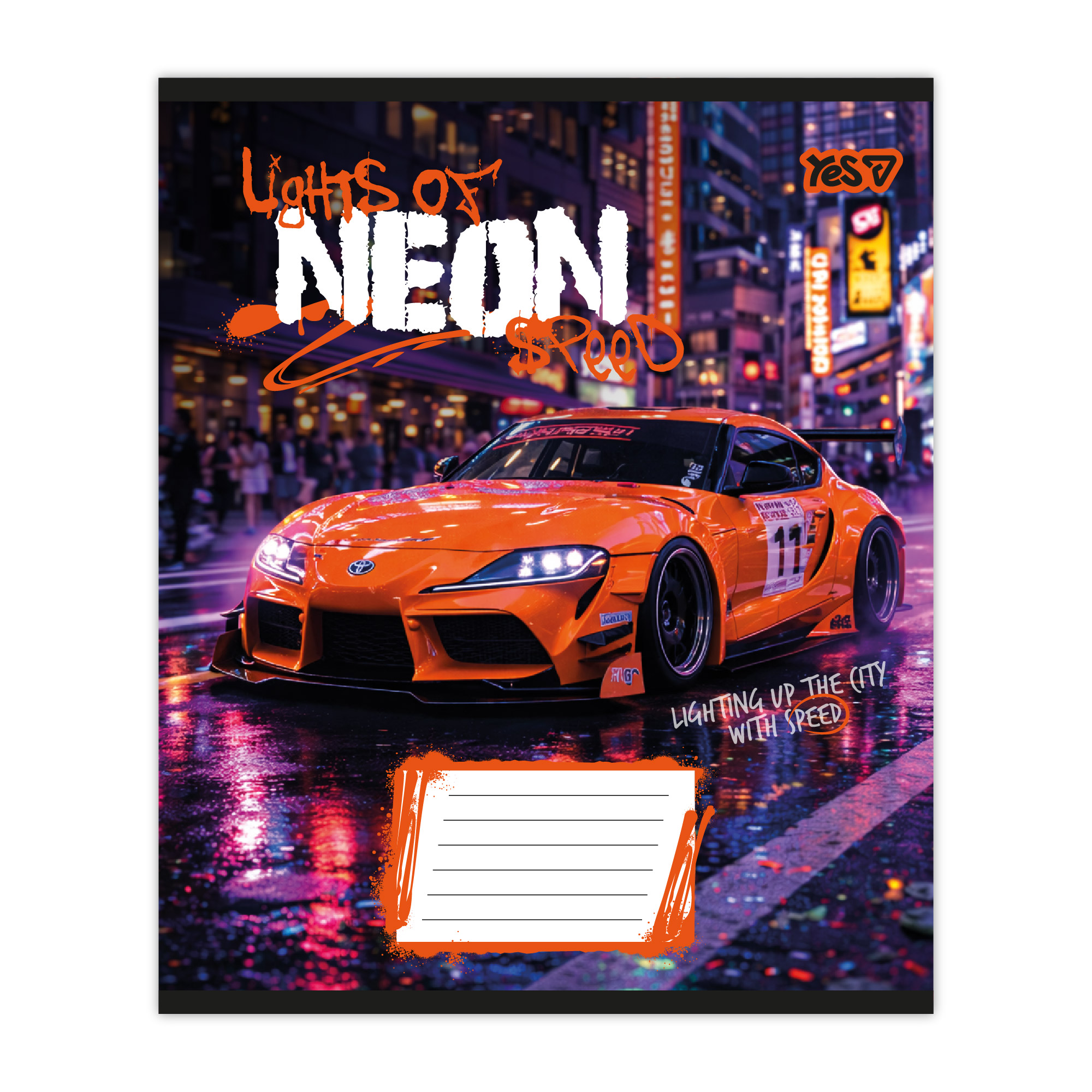 Student's notebook "YES" 24 sheets == /768813/ "Neon" (20/320)