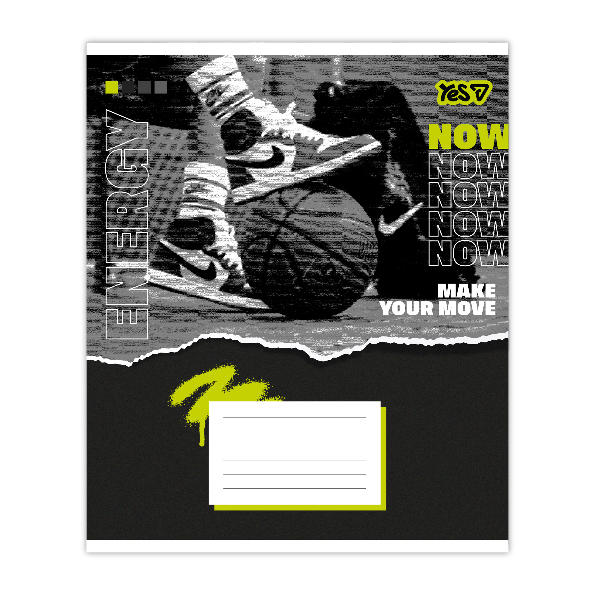 Student's notebook "YES" 48 sheets # /768842/ "No limits" (10/200)