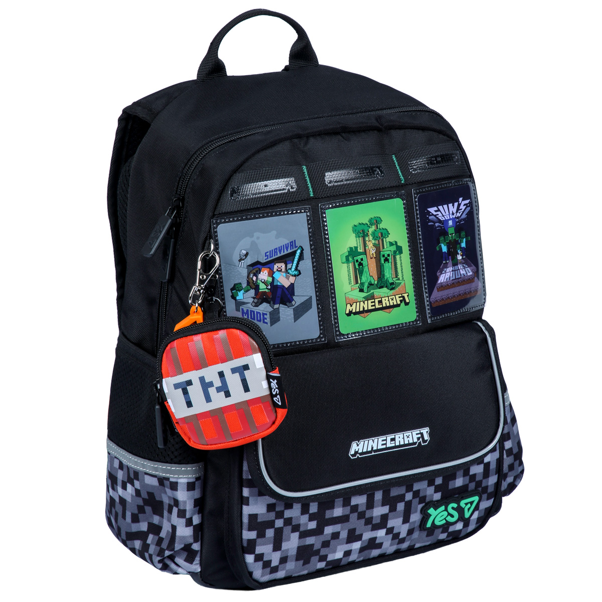 School backpack "YES" /550261/ S-104S Minecraft Reality 36*26*13cm (1/15)
