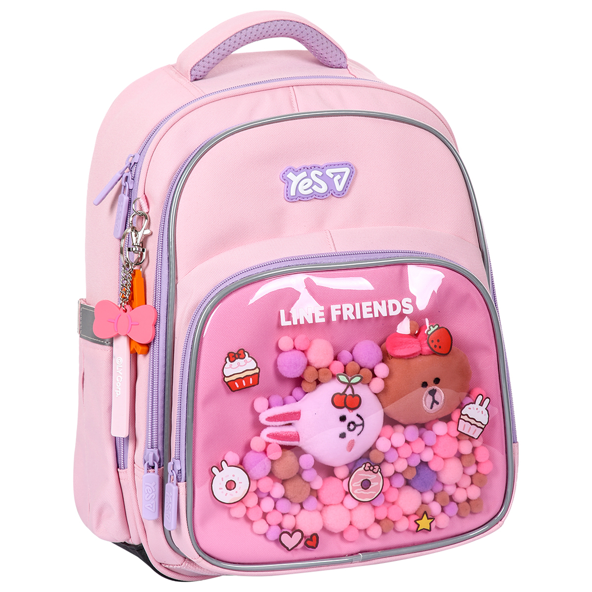 School backpack "YES" /550247/ S-91M Line Friends Dreamy 38*29*13cm (1/8)