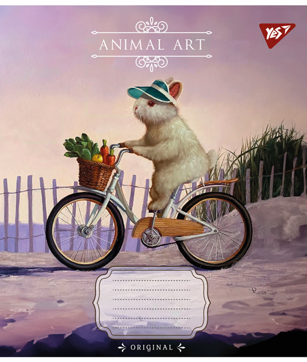 Зошит уч. "YES" 36арк.# /767058/ "Animal art" (15/240)