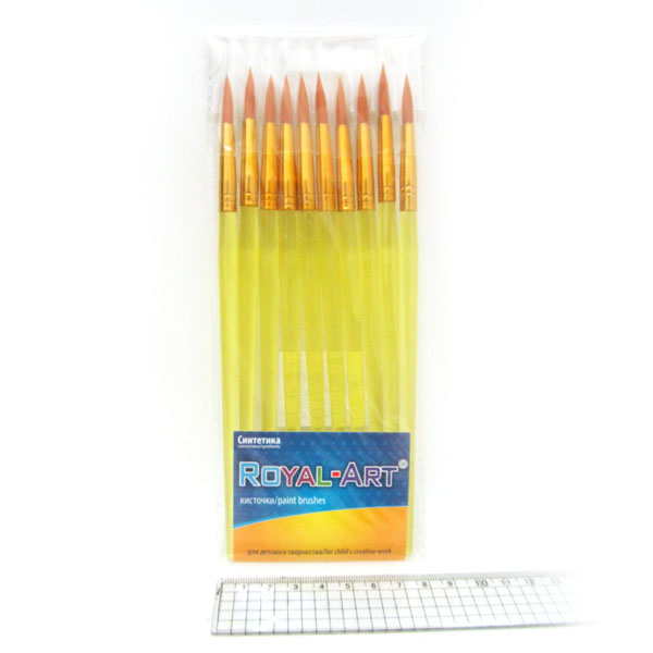 Round nylon brush "Royal-Art" No. 10, /7620RA/ (10/100/1600)