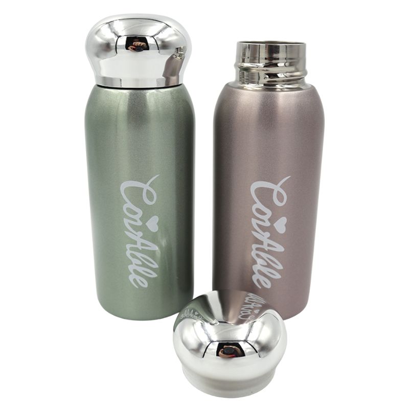 Thermos water bottle "JO" /BWD12/ "Design" 260ml, double. Wall, mix (1/60)