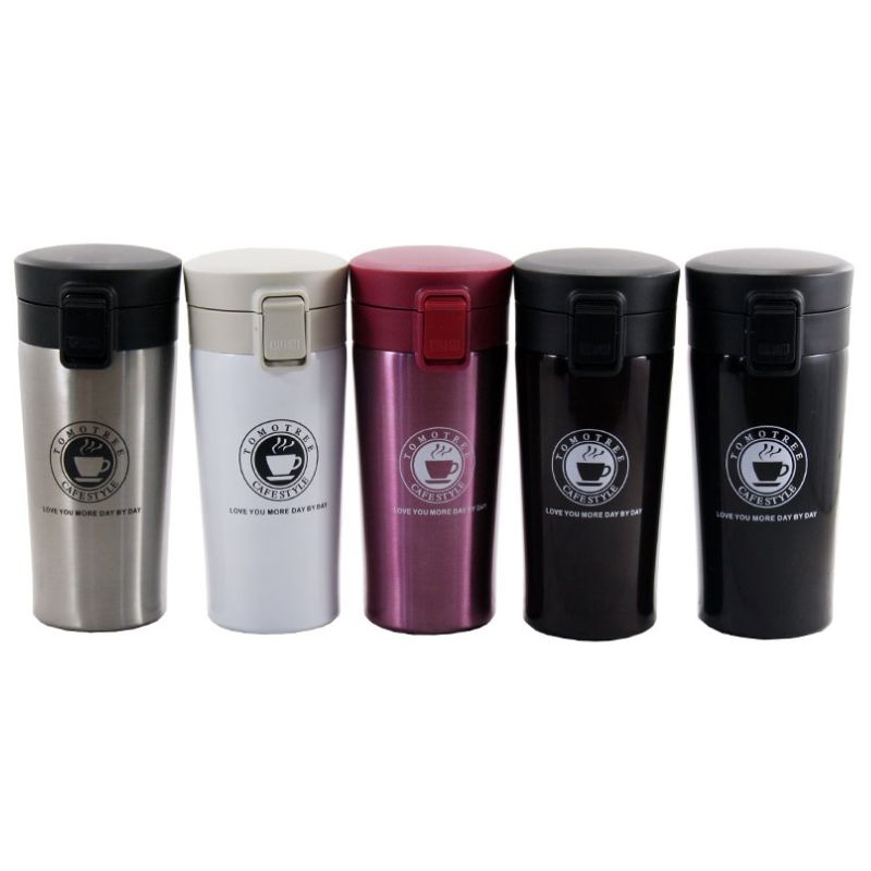 Thermal mug "JO" /IMG162352/ "Coffee" 380ml, mix (1/50)