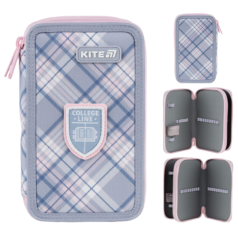 Пенал "Kite" /K25-623-1/ 2 від., без наповнення 623 College Line Girl (1/50)