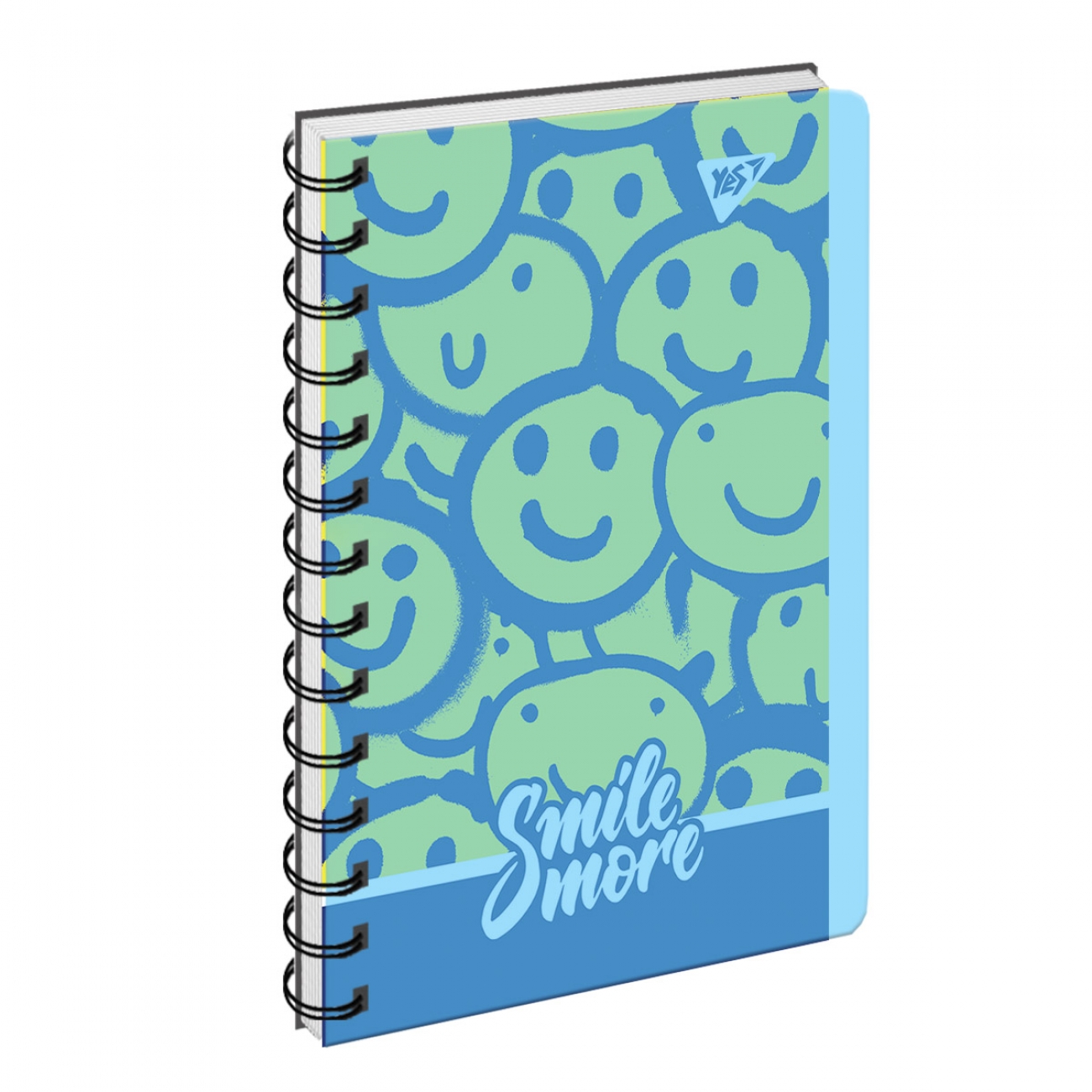 Notebook "YES" B6/144 3in1 /160141/ "Smile more" #, plastic cover, with a section. (3/30)
