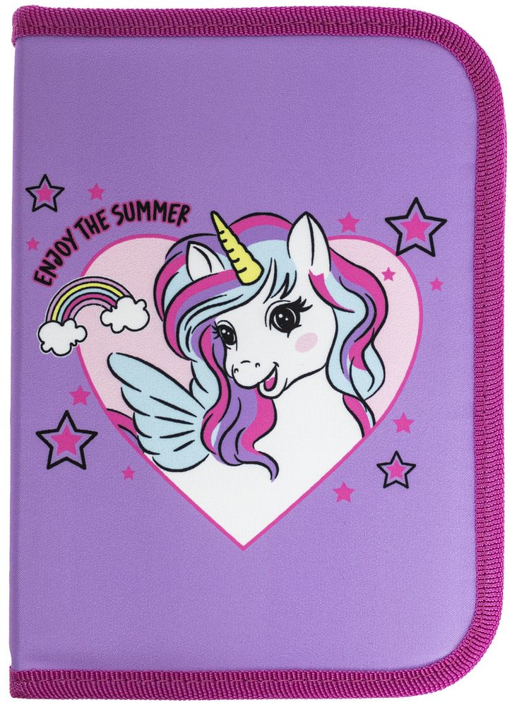 Pencil case "CLASS" /25006C/ pencil case 1 compartment, empty, "Unicorn"