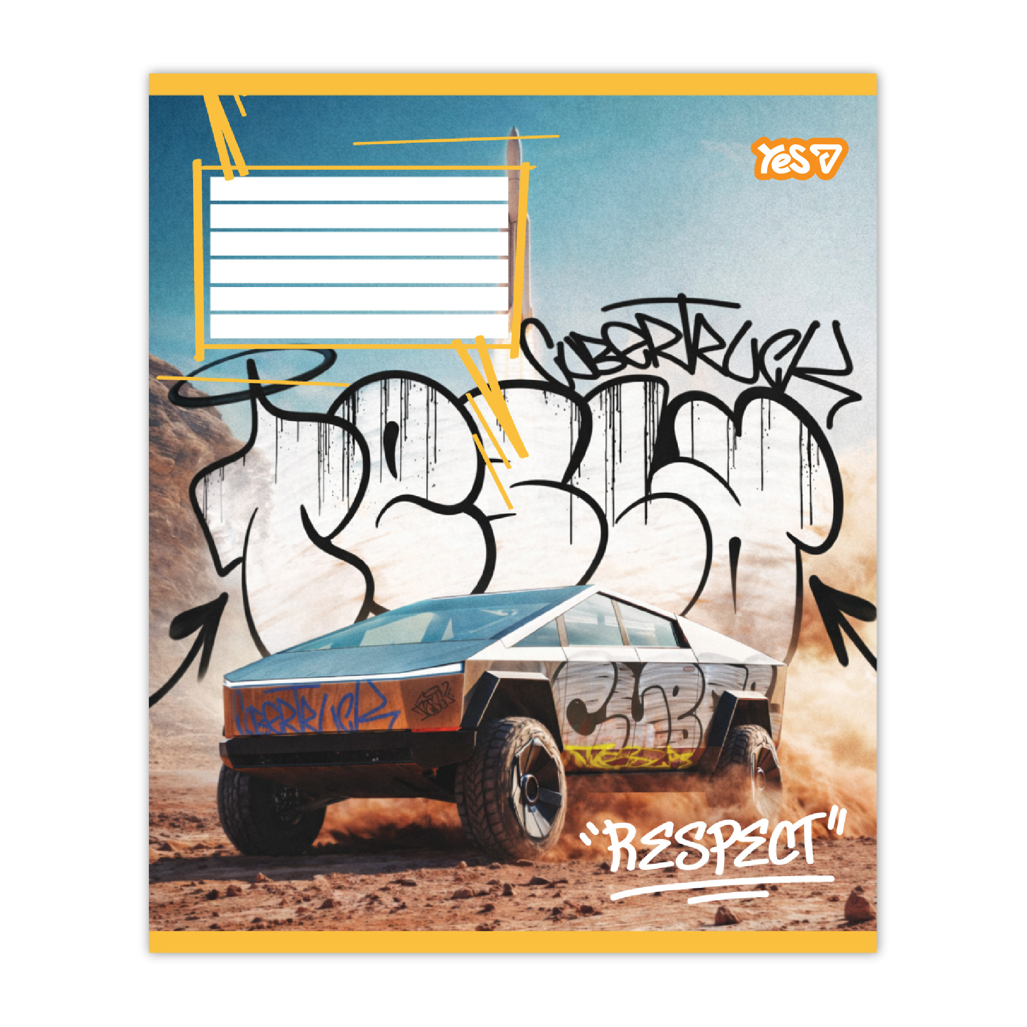 Student's notebook "YES" 48 sheets == /768891/ "Respect" (10/200)
