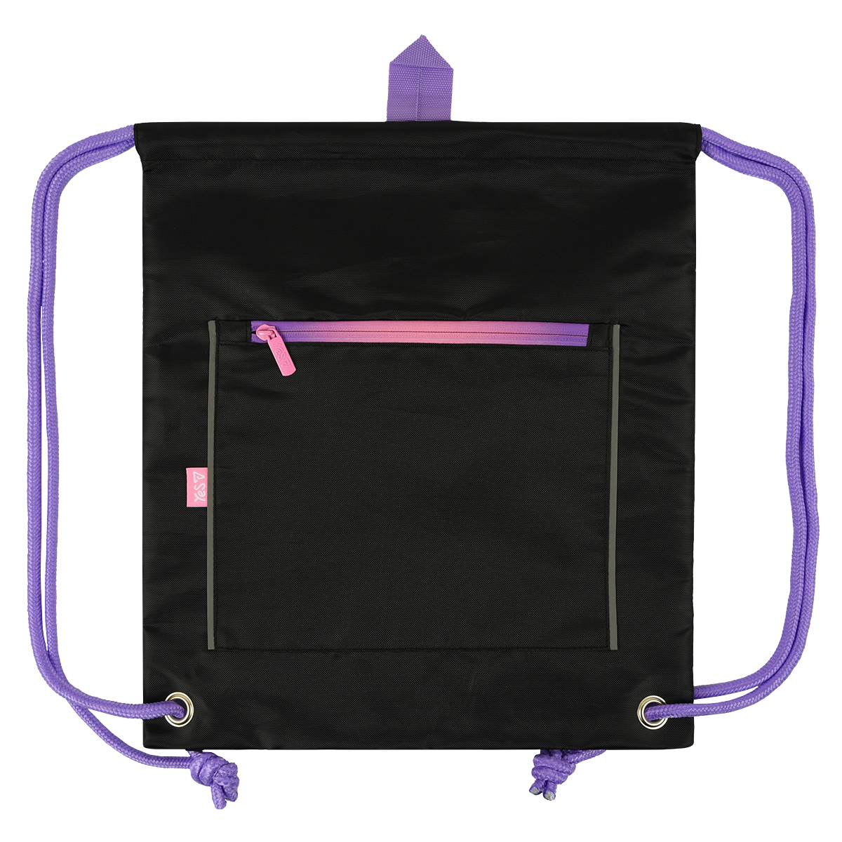 Сумка для взуття "YES" /550521/  SB-10-1 Black Eddition Purple 40*35см (1/50)