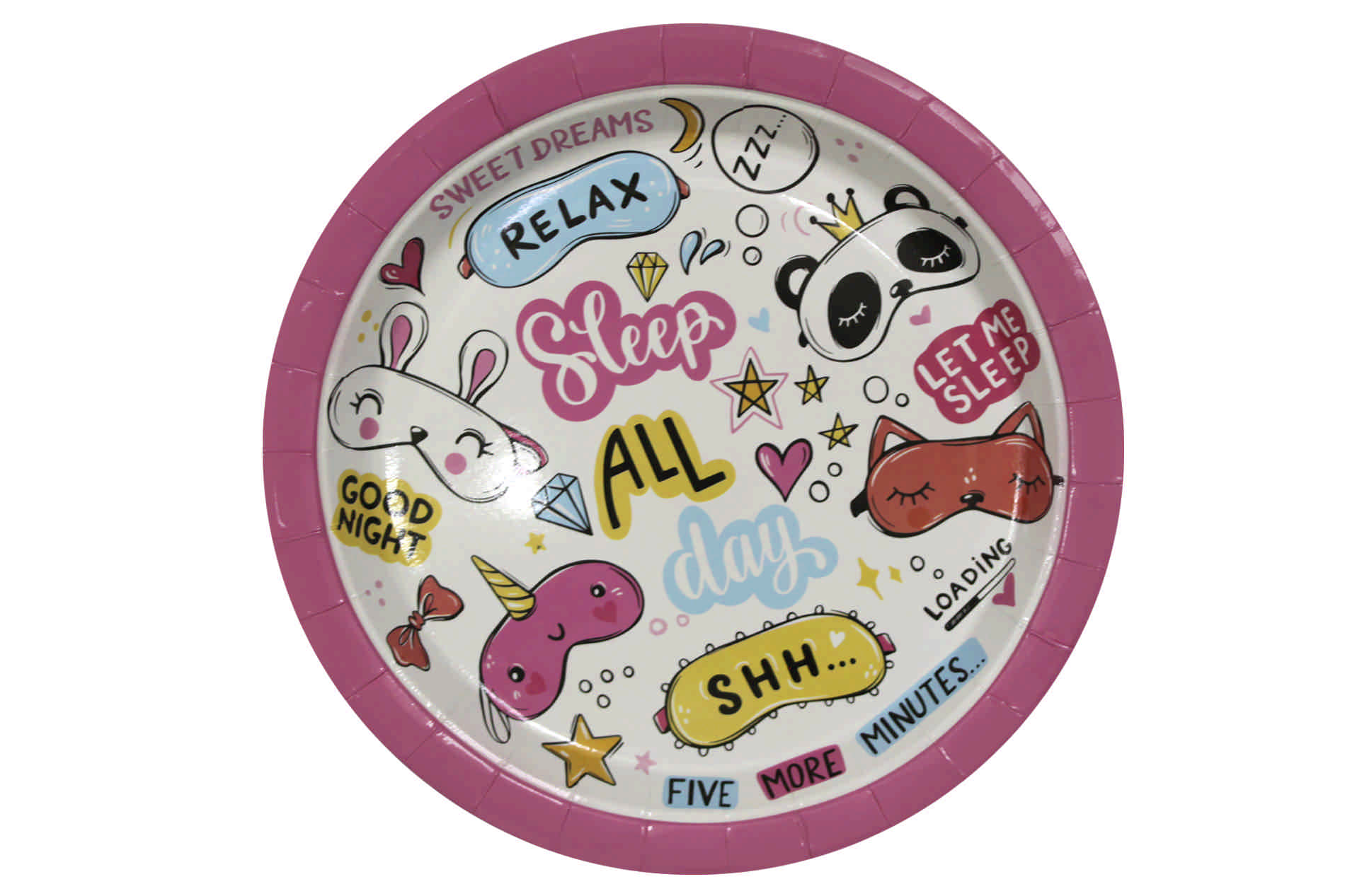 Disposable plates "WB" /10385/ cardboard 7", 255 gr. 10 pcs./pack