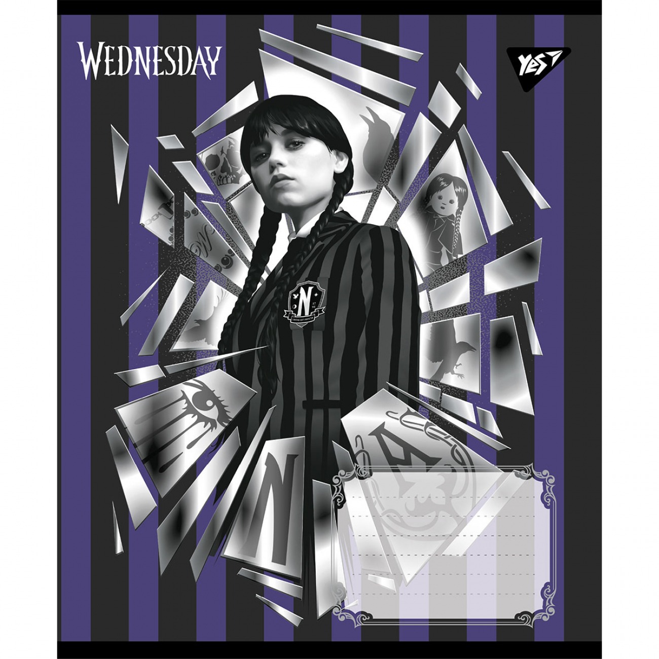 Student's notebook "YES" 18 sheets # /768267/ "Wednesday: Mysterious lessons" (25/400)