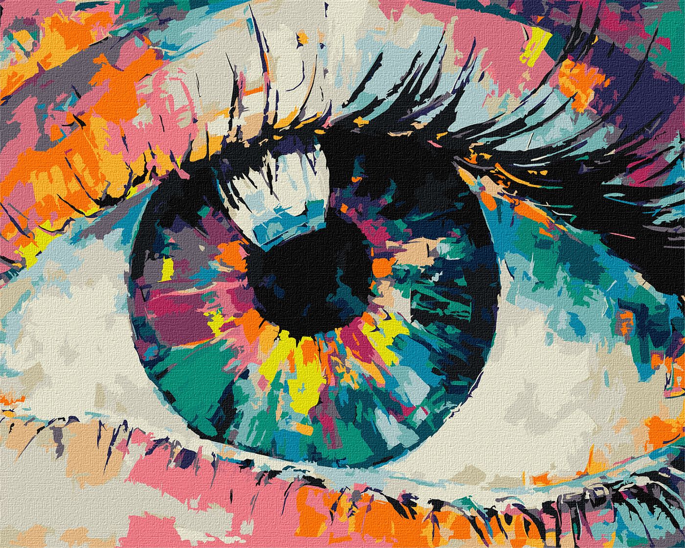 Painting by numbers "Ideyka" /KHO5058/ "Rainbow look" 40x50cm