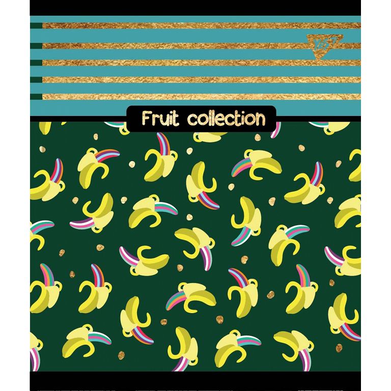 Student's notebook "YES" 48 sheets == /765292/ "Fructis" gold foil+soft-touch+UV selection. (5/100)