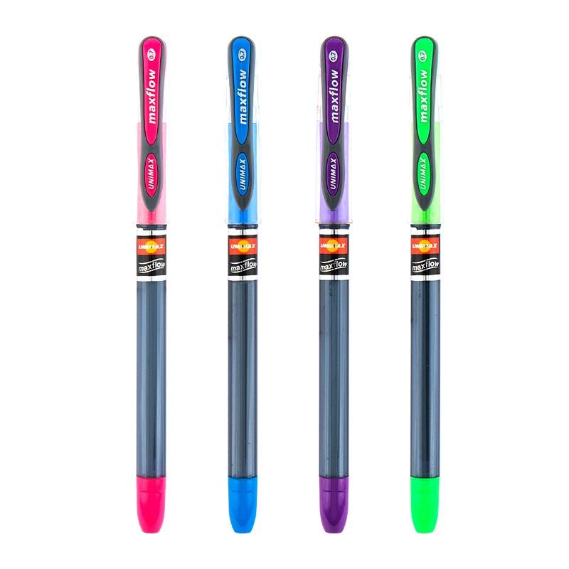 Ballpoint pen "Unimax" /UX-118-02/ "Maxflow-2" blue (12/120/1200)