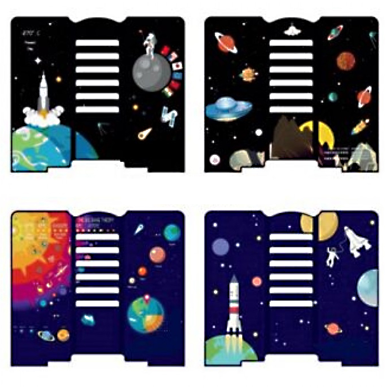 Підставка для книжок металева "JO" /555-386-S/ "Space" 17,5*18см (1/30/60)