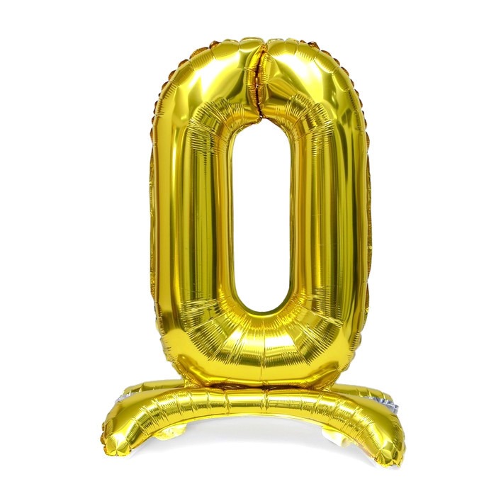 Number ball on a stem "WB" /10437/ "0", 32" gold (1/12)