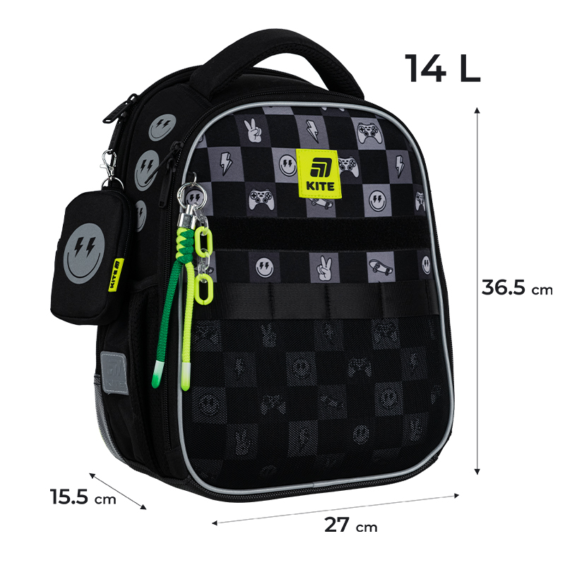 Backpack "Kite" /K25-555S-5/ Education 555 Game On (1/4)