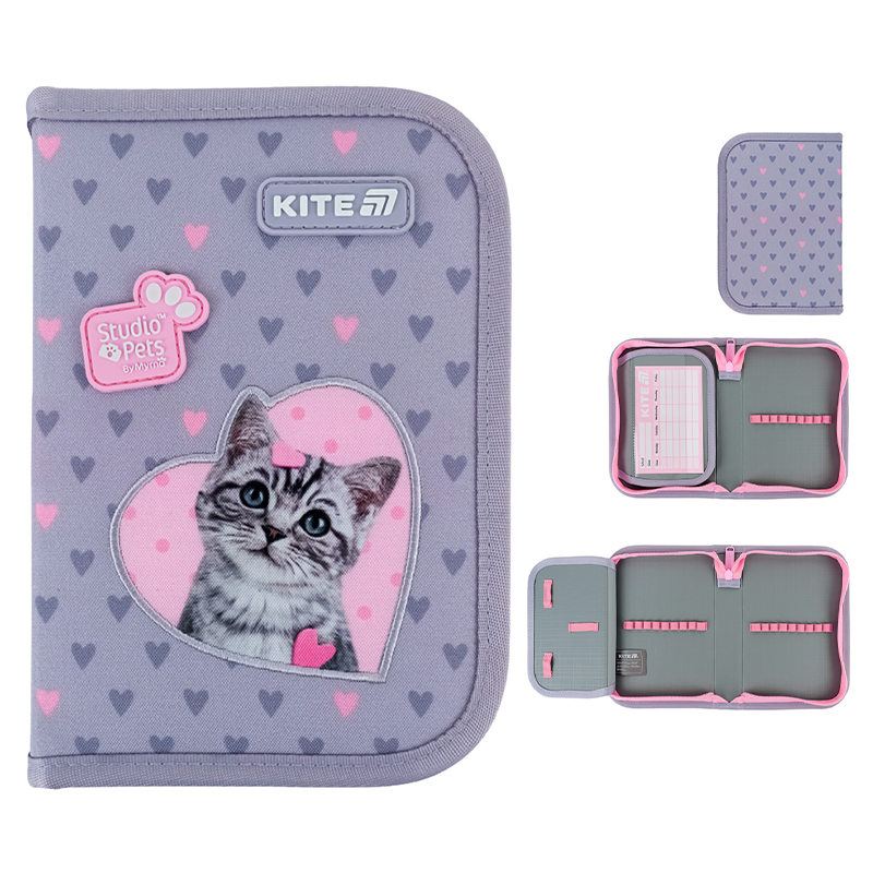 Пенал "Kite" /SP25-621/ 1 від., 1 відв., без наповнення 621 Studio Pets (1/48)