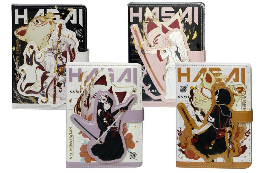 Notebook 12.4*16.8cm/112 sheets "WB" /YL-BC-2206/ on a magnet, colored paper "Anime", mix (1/12)