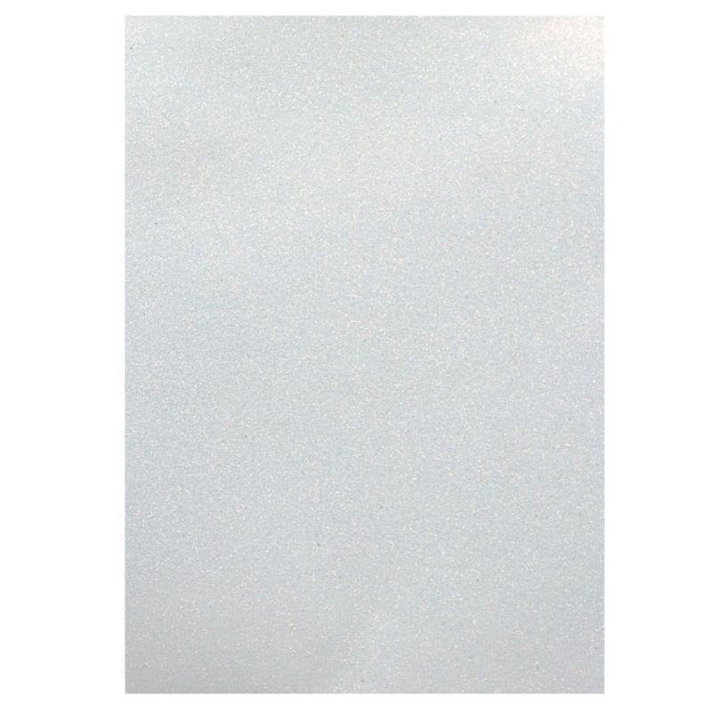 Flexica (foamiran) "JO" /17IA4-7111/ EVA 1.7mm A4 IRIDESCENT "White" 10 pcs/pack (1/96)