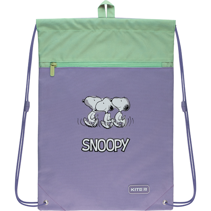 Сумка для взуття з кишенею "Kite" /SN22-601M-3/ Education Snoopy (61794) (1/25/100)