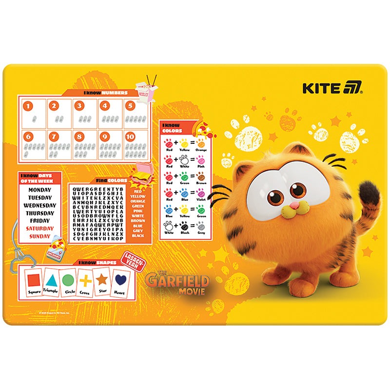Підкладка настільна "Kite" /GF25-207/ 42,5x29см, Garfield THEATRICAL 2024 (1/10/200)