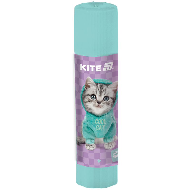 Клей-олівець 8г "Kite" /SP25-130/ PVP з індикатором Studio Pets (30/600)