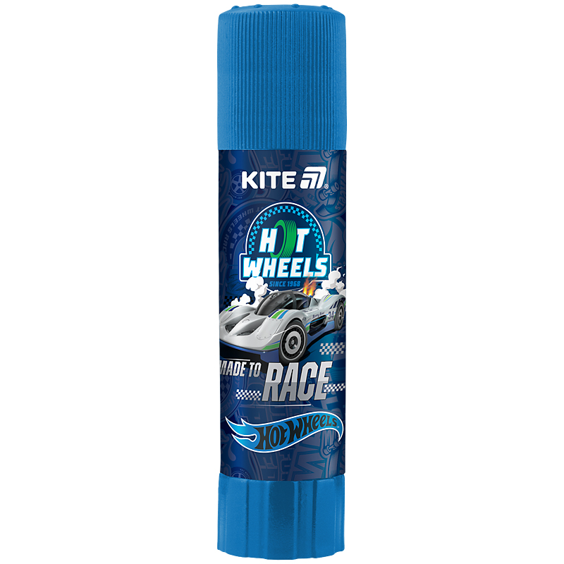 Клей-олівець 8г "Kite" /HW25-130/ PVP з індикатором Hot Wheels (30/600)