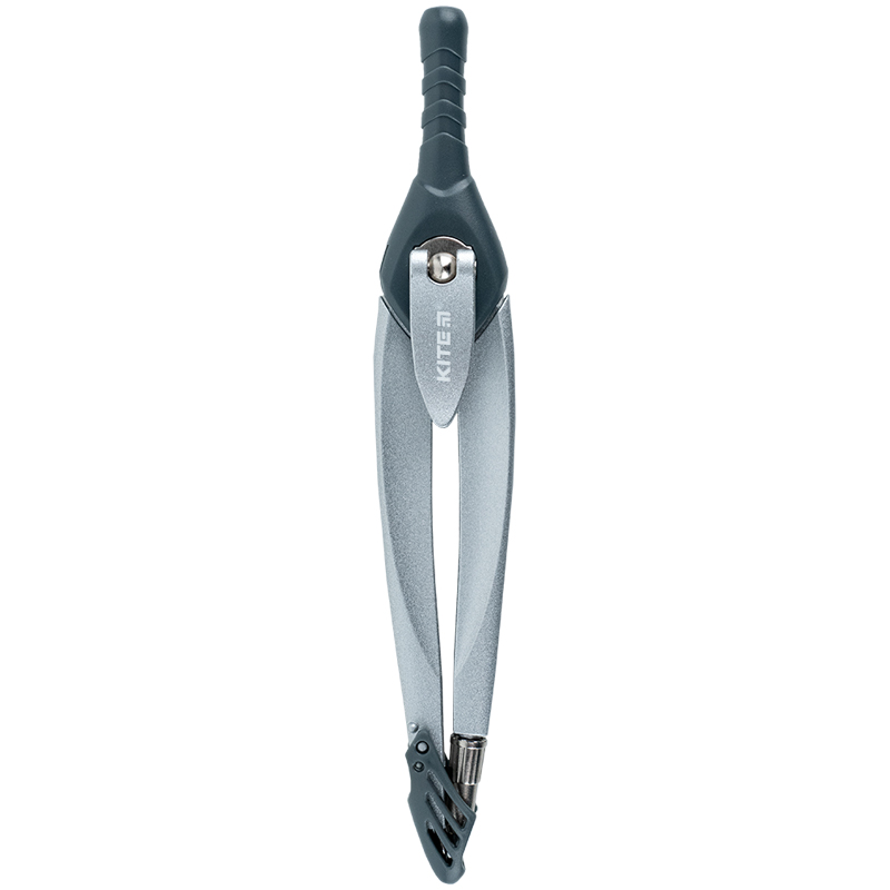 Compass "Kite" /K24-413-03/ metal + stylus in a case, Pastelini, gray, 130 mm (1/12)
