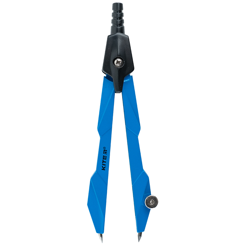 Compass "Kite" /K24-414-02/ metal + stylus in a case, Techno, blue, 120 mm (1/24)